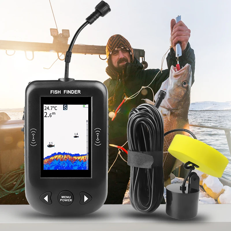 Fish Finder Gps - Erchang XF03 Viszoekers 45 Graden 100M