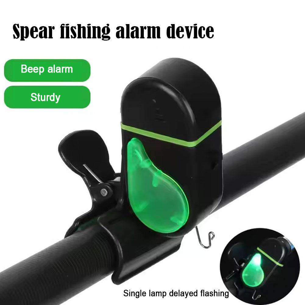Fish Alarm - Elektronische visbeetmelder met LED-licht, hengelclip, luid