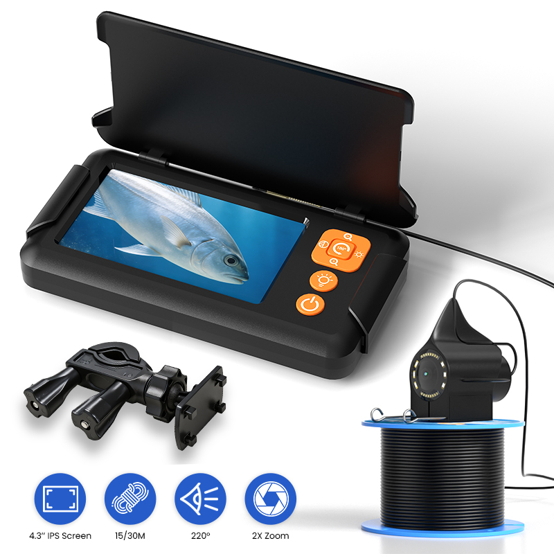 Viscamera 4,3'' Scherm 15M/30M - Fish Finder Cable recensie en prijs