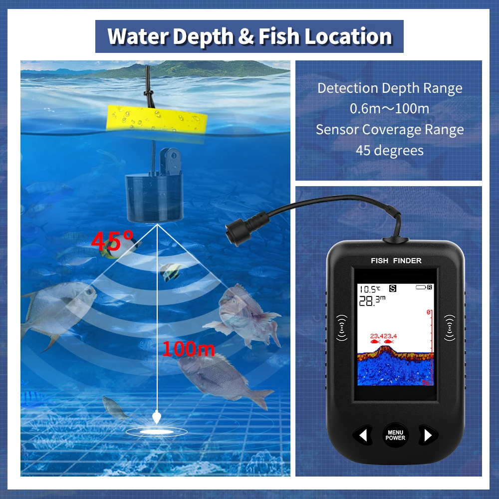Erchang XF03 Viszoekers 45 Gra - Fish Finder Gps recensie en prijs