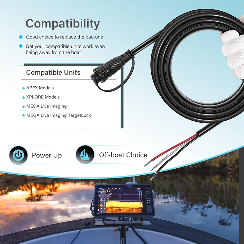 720110-1 PC13-voedingskabel vo - Fish Finder Cable recensie en prijs